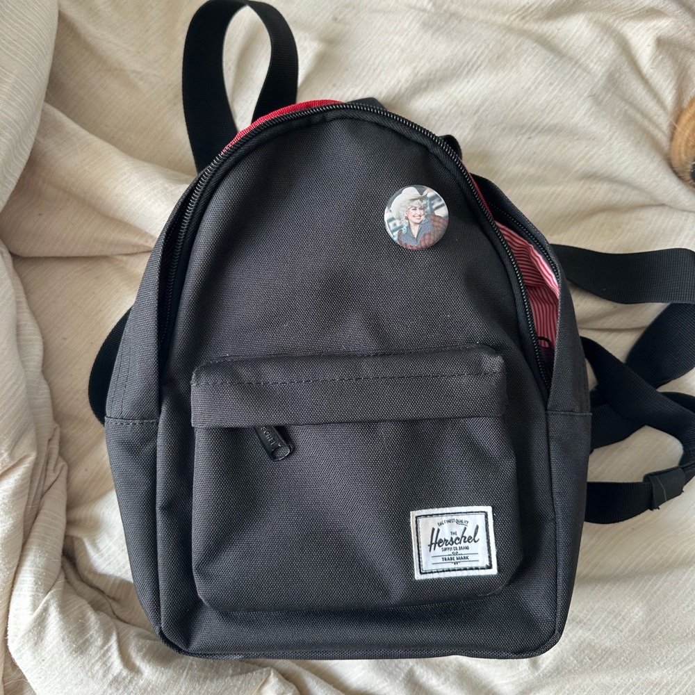 Herschel Mini Black Backpack